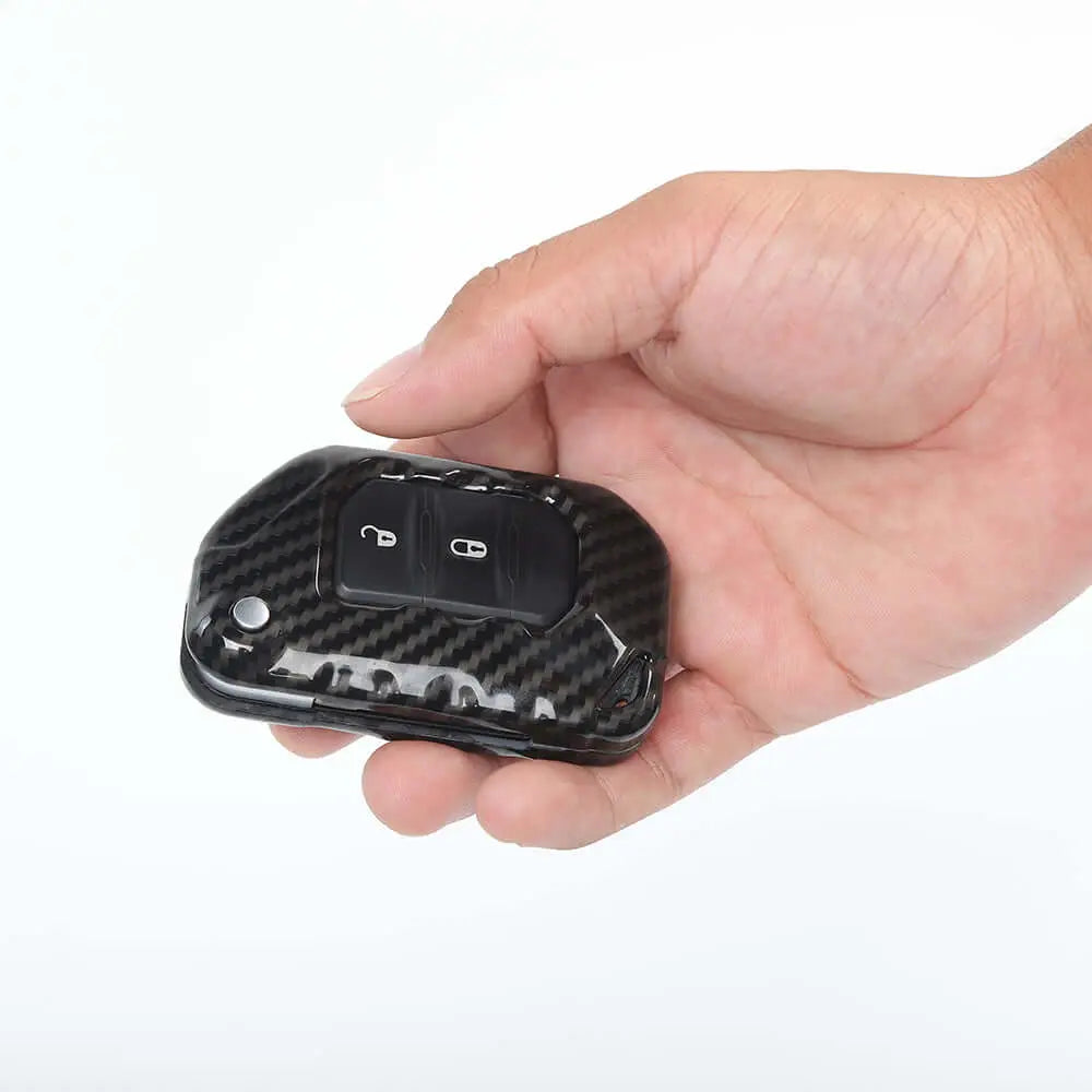For 2018+ Jeep Wrangler JL JLU & Gladiator JT Key Fob Cover Skin Case Protection Key Replacement
