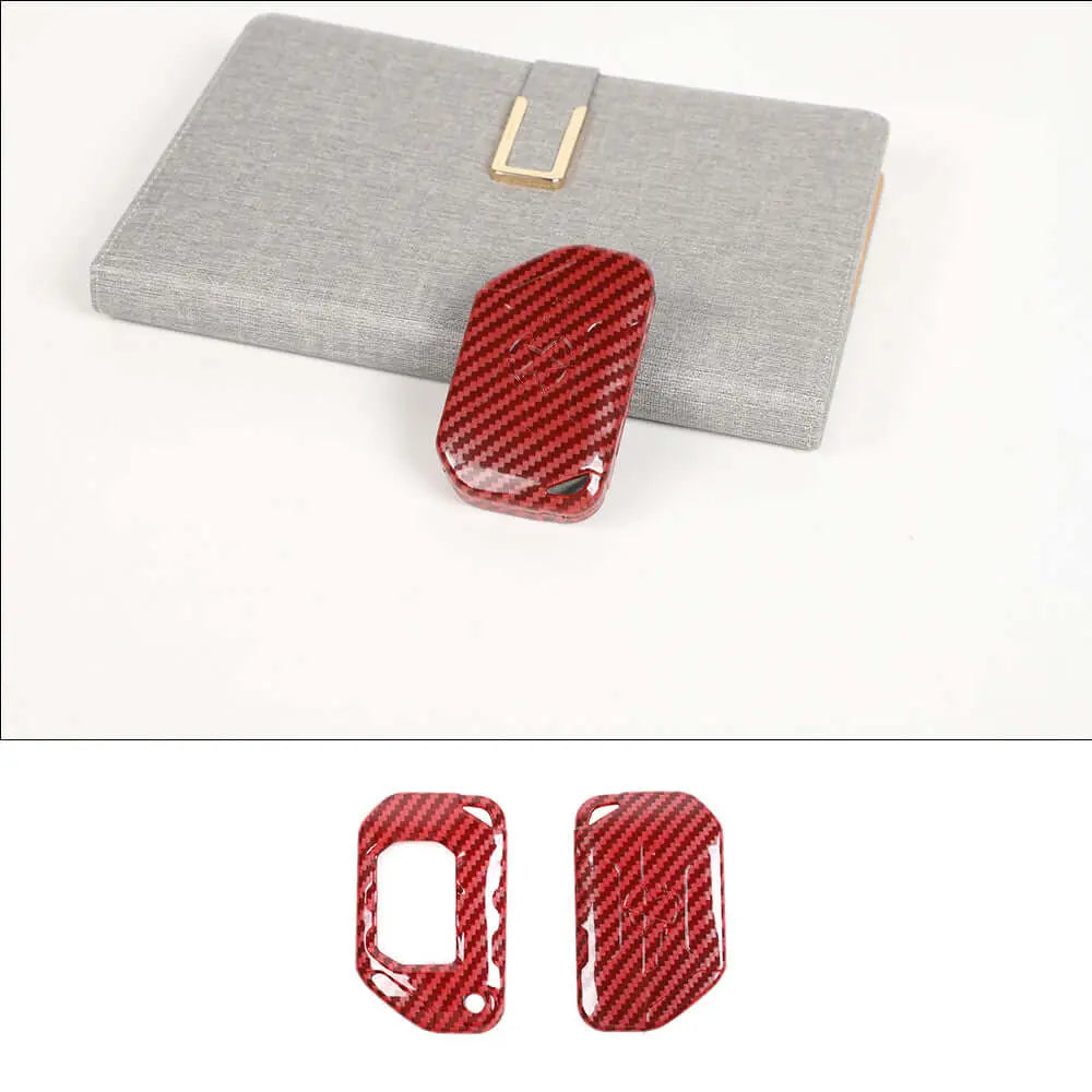For 2018+ Jeep Wrangler JL JLU & Gladiator JT Key Fob Cover Skin Case Protection Key Replacement