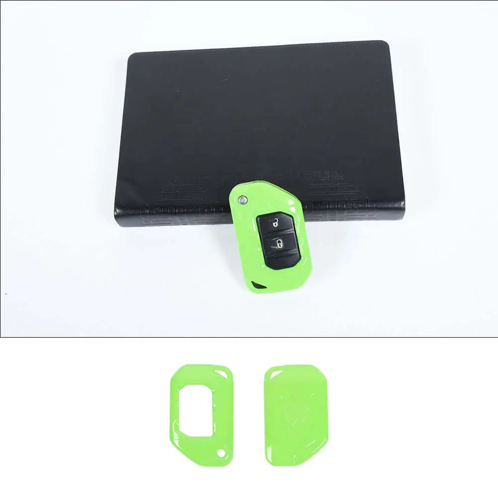 For 2018+ Jeep Wrangler JL JLU & Gladiator JT Key Fob Cover Skin Case Protection Key Replacement