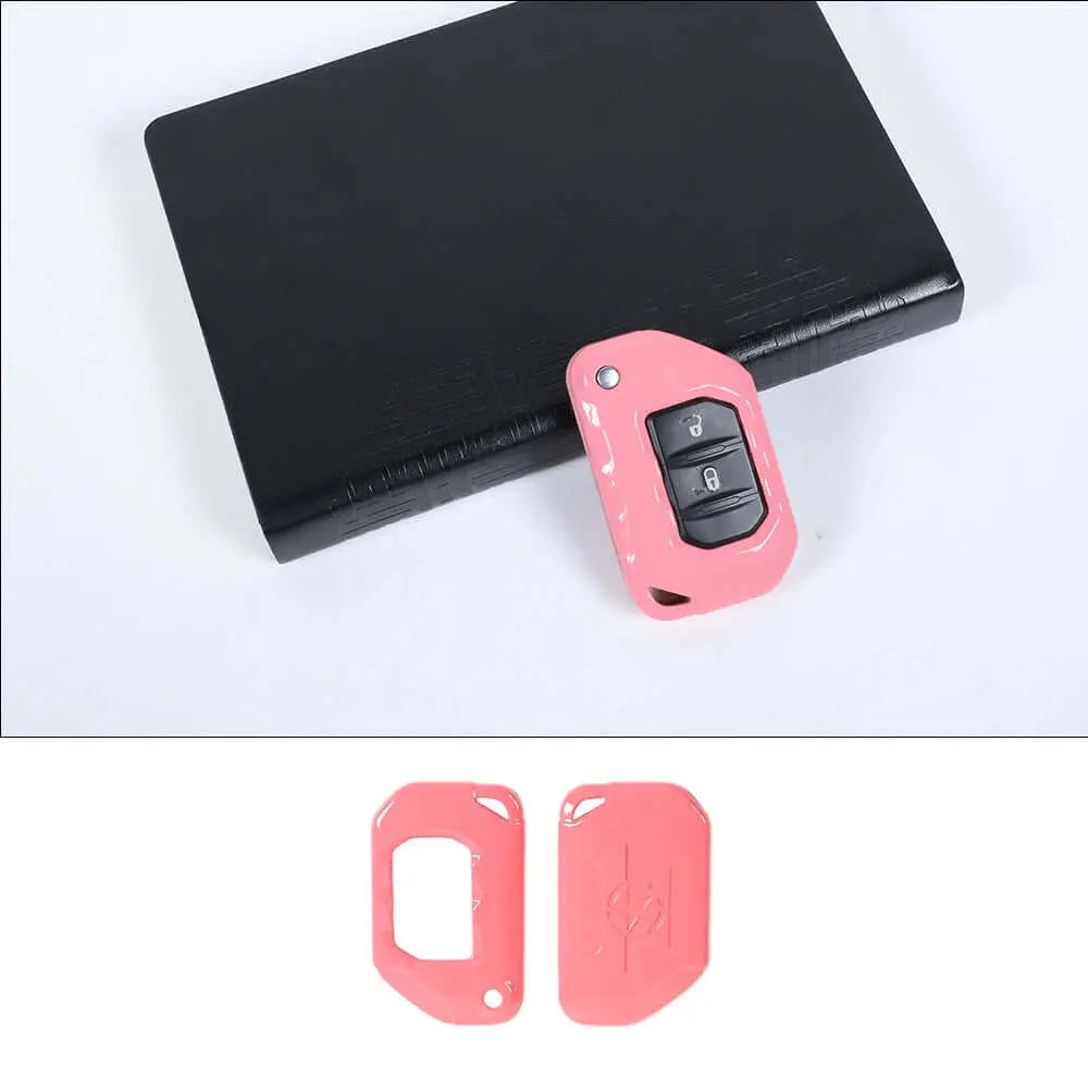 For 2018+ Jeep Wrangler JL JLU & Gladiator JT Key Fob Cover Skin Case Protection Key Replacement