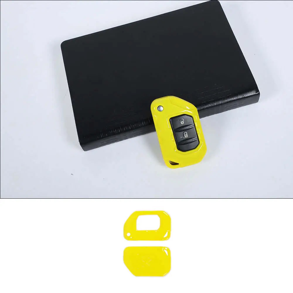 For 2018+ Jeep Wrangler JL JLU & Gladiator JT Key Fob Cover Skin Case Protection Key Replacement