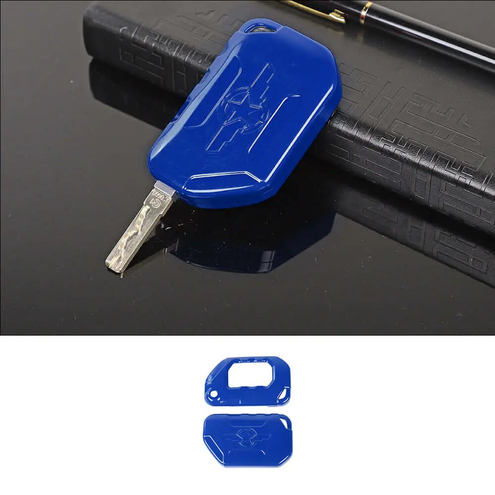 For 2018+ Jeep Wrangler JL JLU & Gladiator JT Key Fob Cover Skin Case Protection Key Replacement