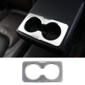 For 2018+ Jeep Wrangler JL JLU & Gladiator JT Rear Armrest Water Cup Holder Panel Cover Trim