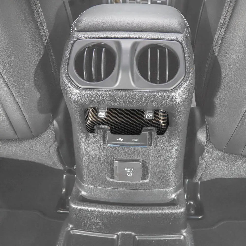 For 2018+ Jeep Wrangler JL JLU & Gladiator JT Rear Window Lift Switch Panel Cover Trim