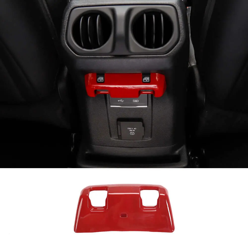 For 2018+ Jeep Wrangler JL JLU & Gladiator JT Rear Window Lift Switch Panel Cover Trim