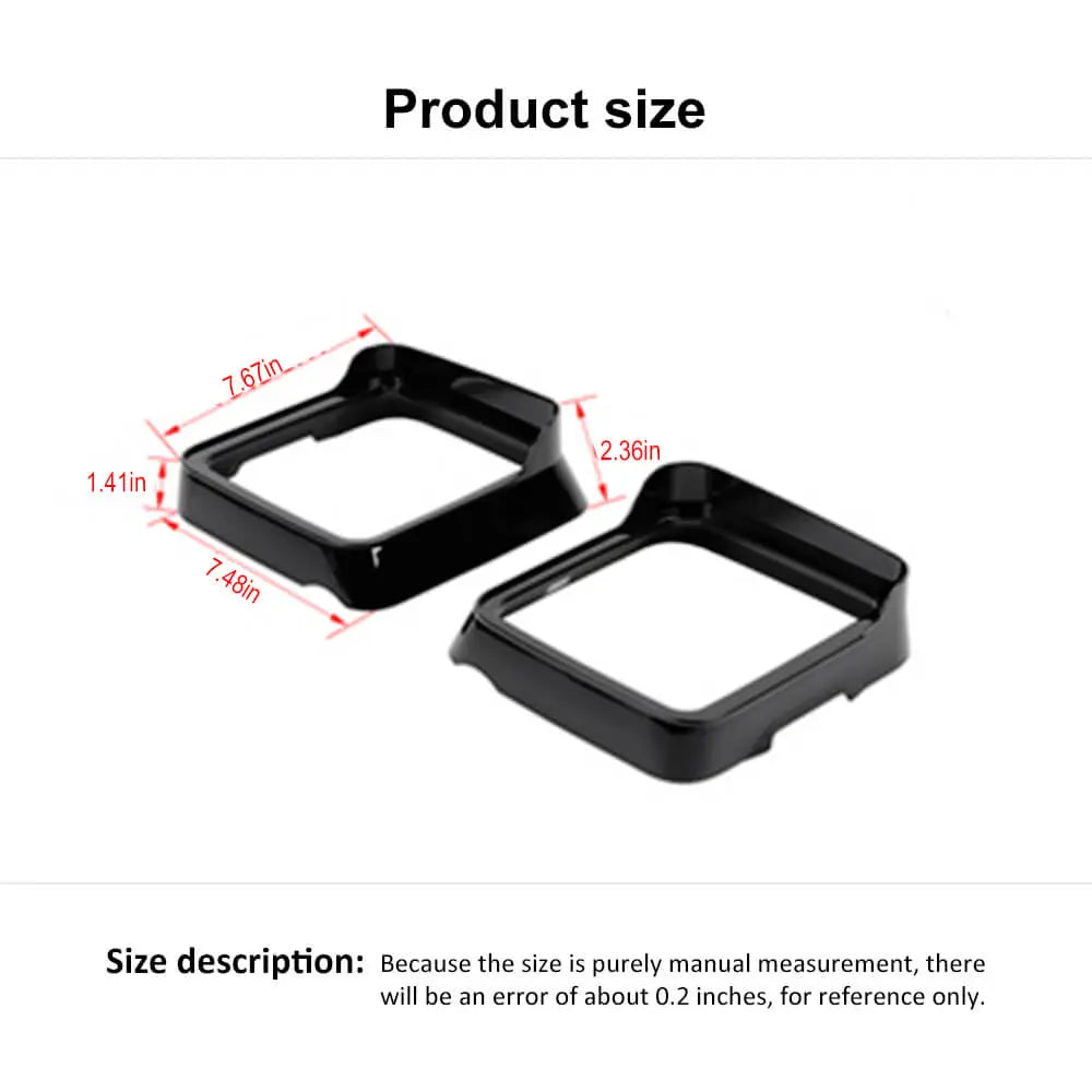 For 2018+ Jeep Wrangler JL JLU & Gladiator JT Side Mirror Rain Visor Eyebrow Trim – With Turn Signals Only, 2PCS