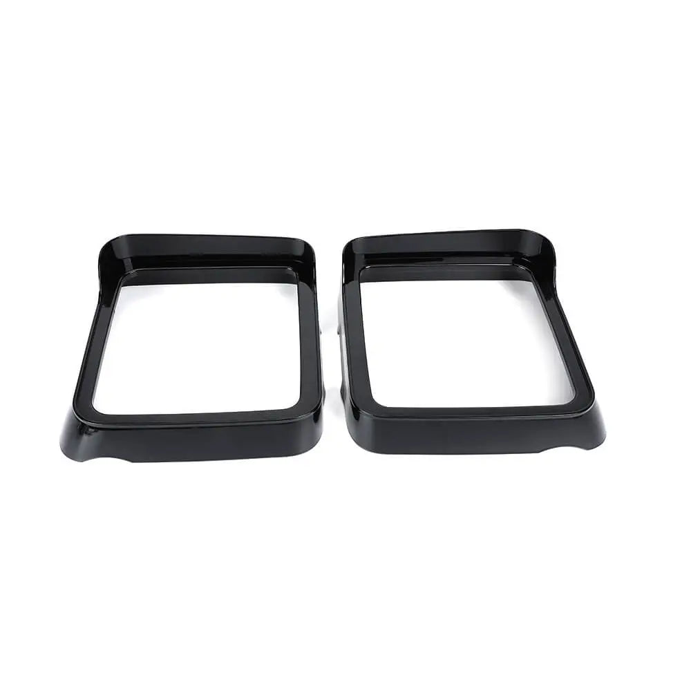 For 2018+ Jeep Wrangler JL JLU & Gladiator JT Side Mirror Rain Visor Eyebrow Trim – With Turn Signals Only, 2PCS