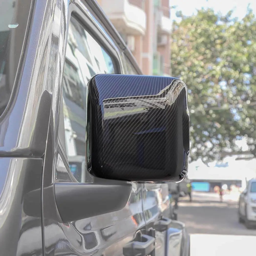 For 2018+ Jeep Wrangler JL JLU Gladiator JT Side Mirror Cover Trim – With Turn Signals Only, 2PCS