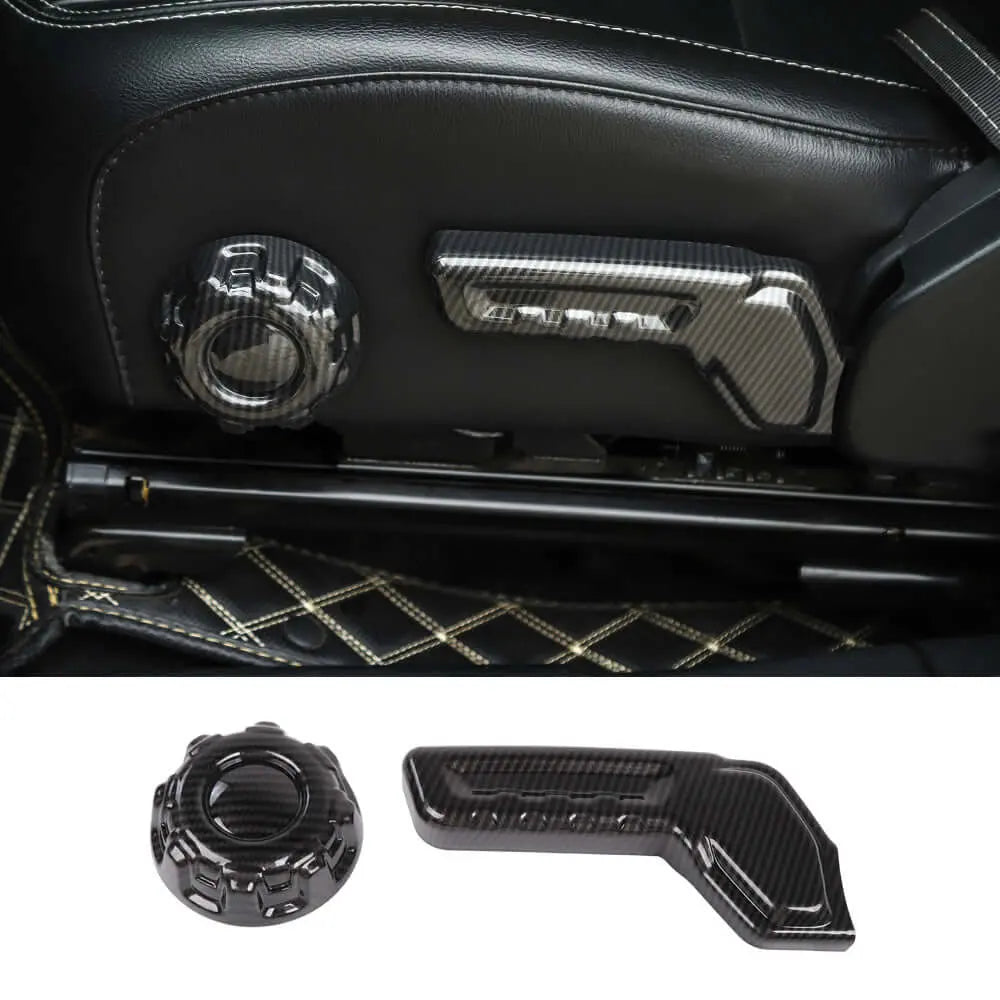 For 2018+ Jeep Wrangler JL JLU & Gladiator JT Seat Adjustment Switch Cover Trim