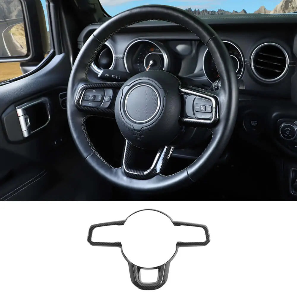 For 2018+ Jeep Wrangler JL JLU & Gladiator JT Steering Wheel Cover Trim
