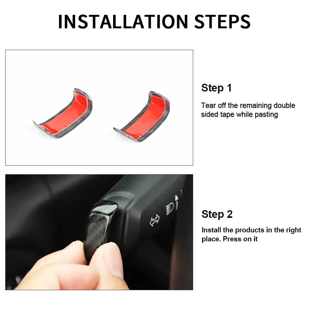 For 2018+ Jeep Wrangler JL JLU & Gladiator JT Turn Signal Wiper Control Lever Switch Trim