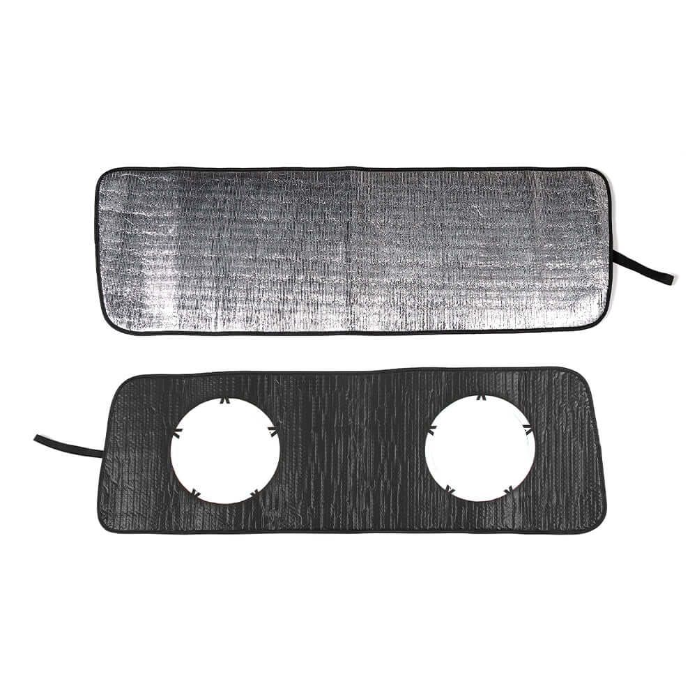 For 2018+ Jeep Wrangler JL JLU & Jeep Gladiator JT Windshield Sunshade Heat Shield Sun Visor Mat