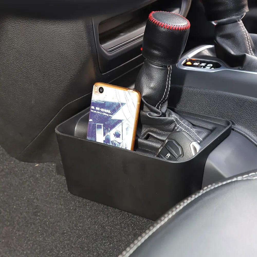 For 2018+ Jeep Wrangler JL JLU & Gladiator JT Gear Shift Center Console Storage Box Auto Transmission Shifter Organizer