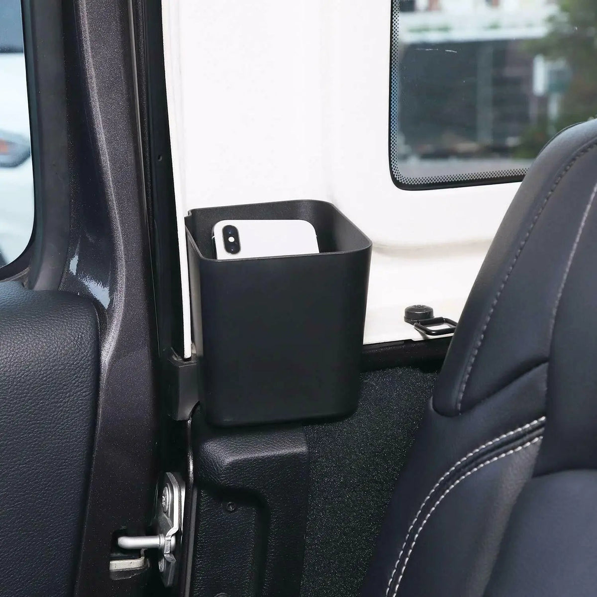 For 2018+ Jeep Wrangler JL JLU, Gladiator JT 2PCS Rear Seat Side Storage Tray Organizer Box