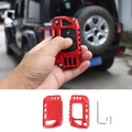 For 2018+ Jeep Wrangler JL JLU, Gladiator JT Aluminum Key Fob Cover Case