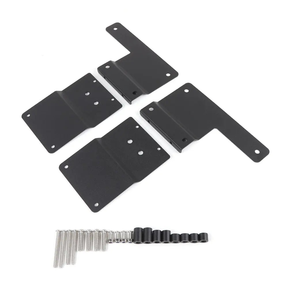 For 2018+ Jeep Wrangler JL JLU, Gladiator JT Car A-Pillar LED Light Mounting Bracket Black 2PCS
