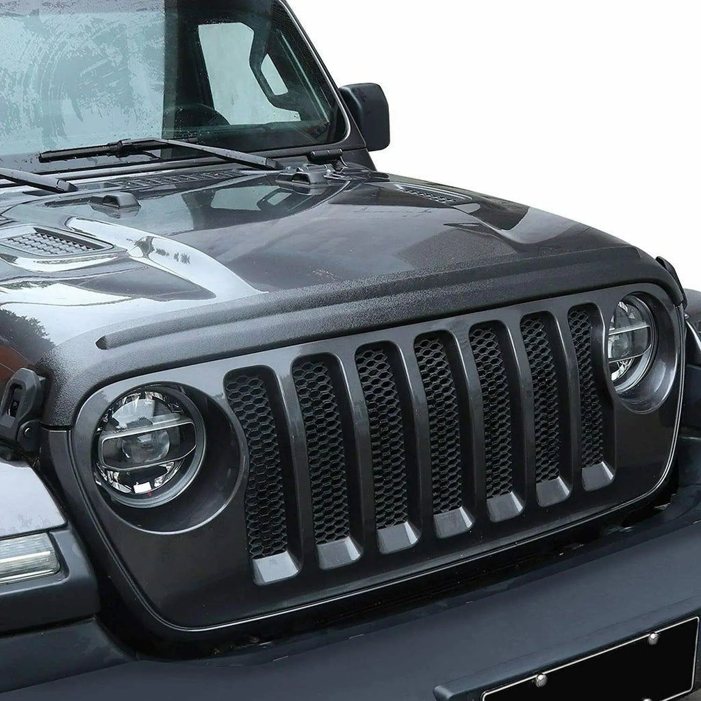 For 2018+ Jeep Wrangler JL JLU, Gladiator JT Hood Sandstone Baffle Deflector Guard Shield Plate