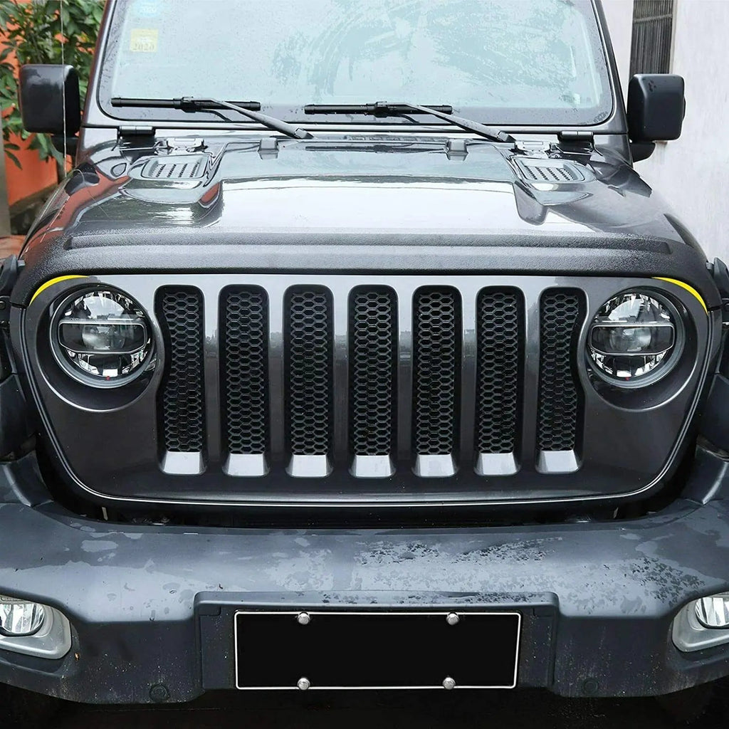 For 2018+ Jeep Wrangler JL JLU, Gladiator JT Hood Sandstone Baffle Deflector Guard Shield Plate