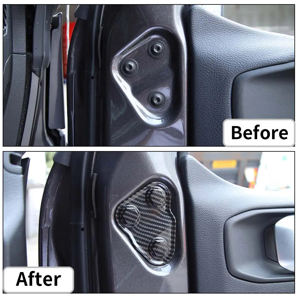 For 2018+ Jeep Wrangler JL JLU& Gladiator JT Inner Door Screw Protector Cover Trim