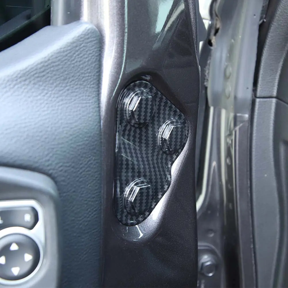 For 2018+ Jeep Wrangler JL JLU& Gladiator JT Inner Door Screw Protector Cover Trim