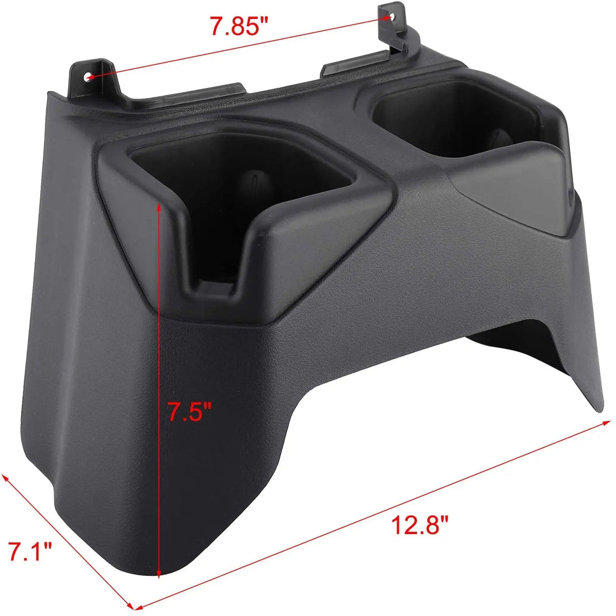 For 2018+ Jeep Wrangler JL JLU, Gladiator JT Rear Seat Cup Holder Floor Console Mounted Drink Holders Storage Box