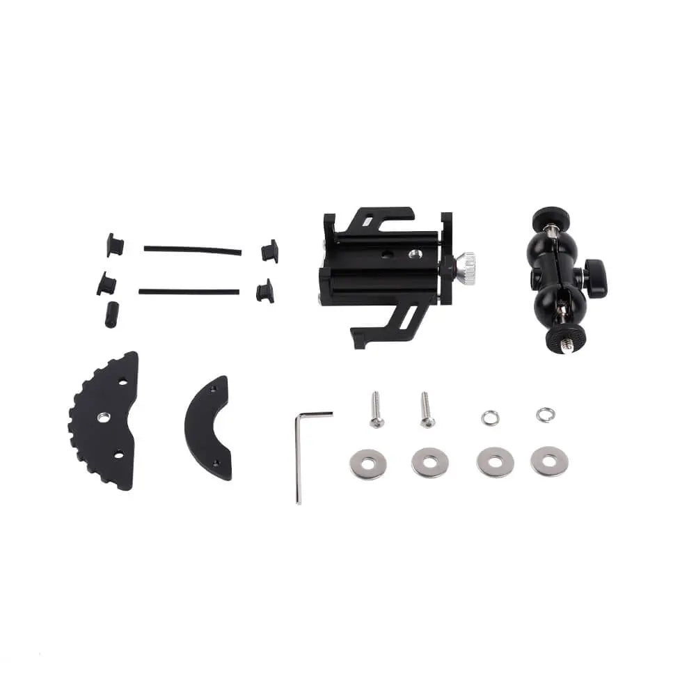For 2018+ Jeep Wrangler JL/JT Aluminum Air Conditioning Tuyere Mobile Phone Holder Black