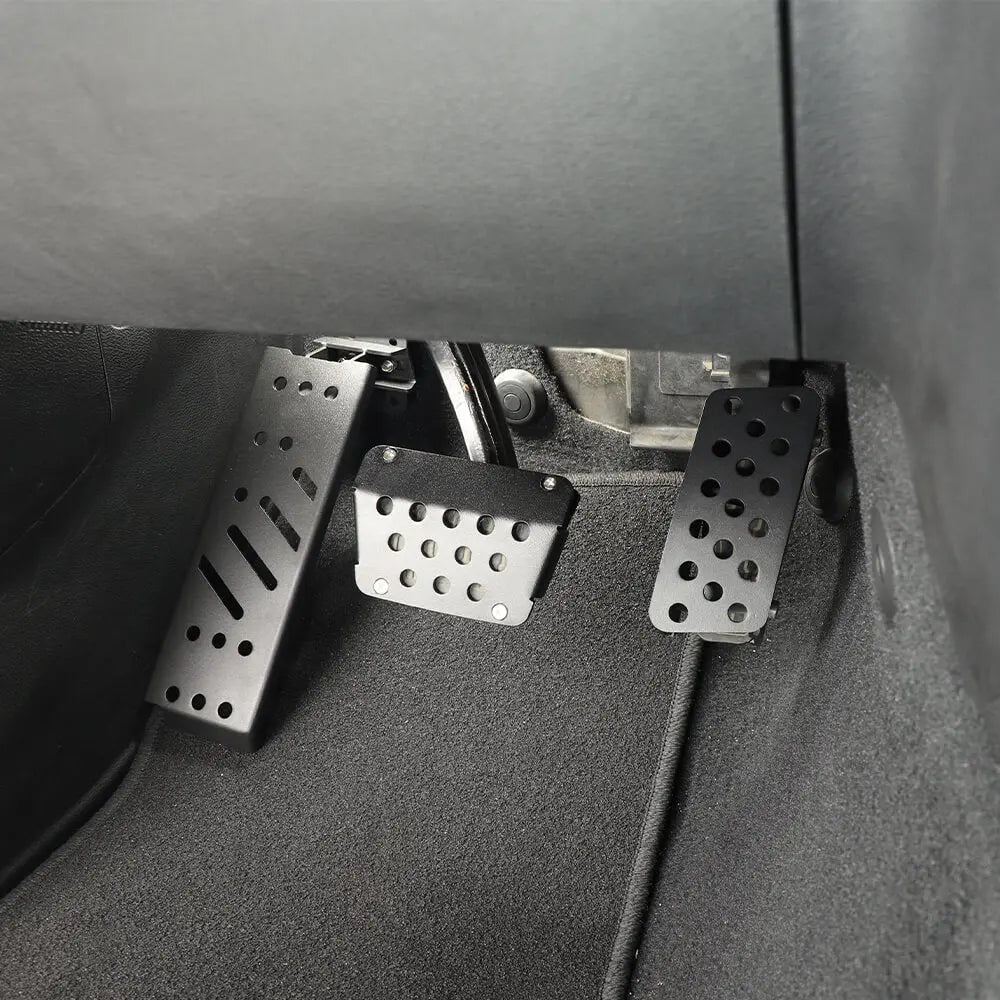 For 2018+ Jeep Wrangler JL JT Metal Foot Rest Pedal Accelerator Brake Pedal