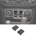 For 2018+ Jeep Wrangler JL JT Window Lift Switch Button Cover Trim
