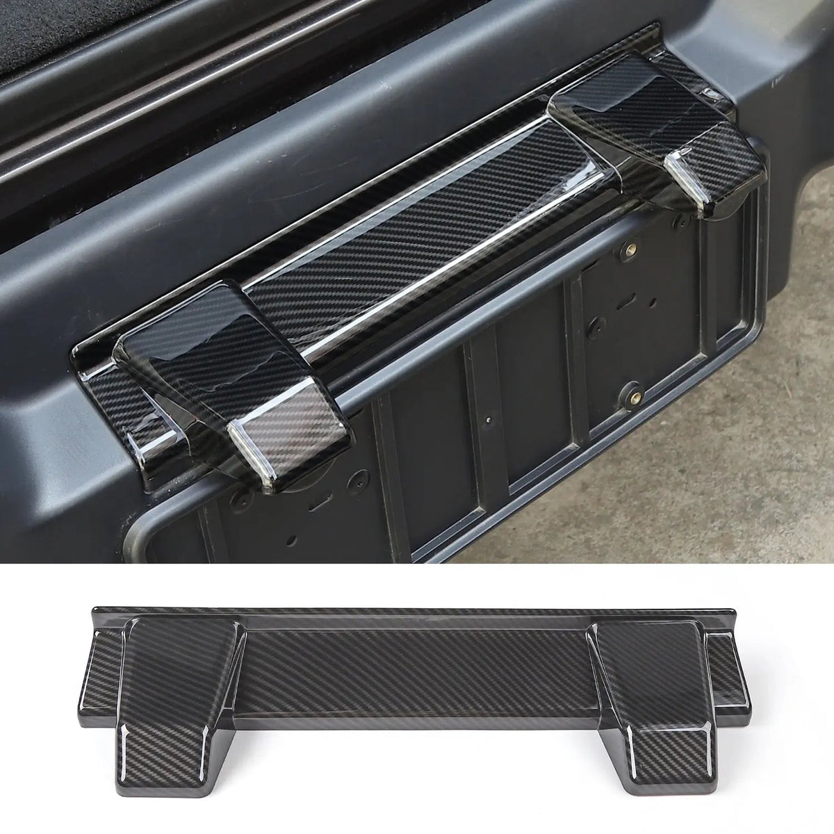 For 2018+ Jeep Wrangler JL License Plate Light Trim Cover