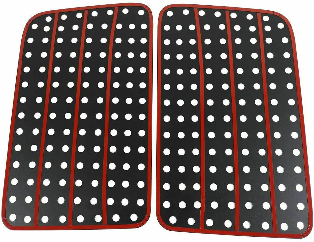 For 2018+ Jeep Wrangler JL Rear Door Window Glass Panel Trim Cover (4-Door Only)