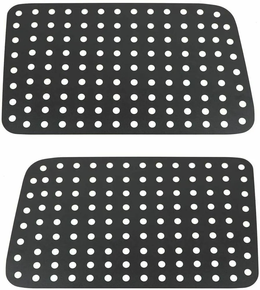 For 2018+ Jeep Wrangler JL Rear Door Window Glass Panel Trim Cover (4-Door Only)