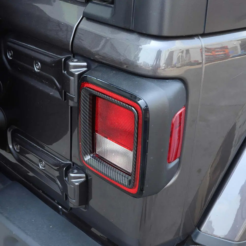 For 2018+ Jeep Wrangler JL Rear Lamp Taillight Bezel Trim ABS
