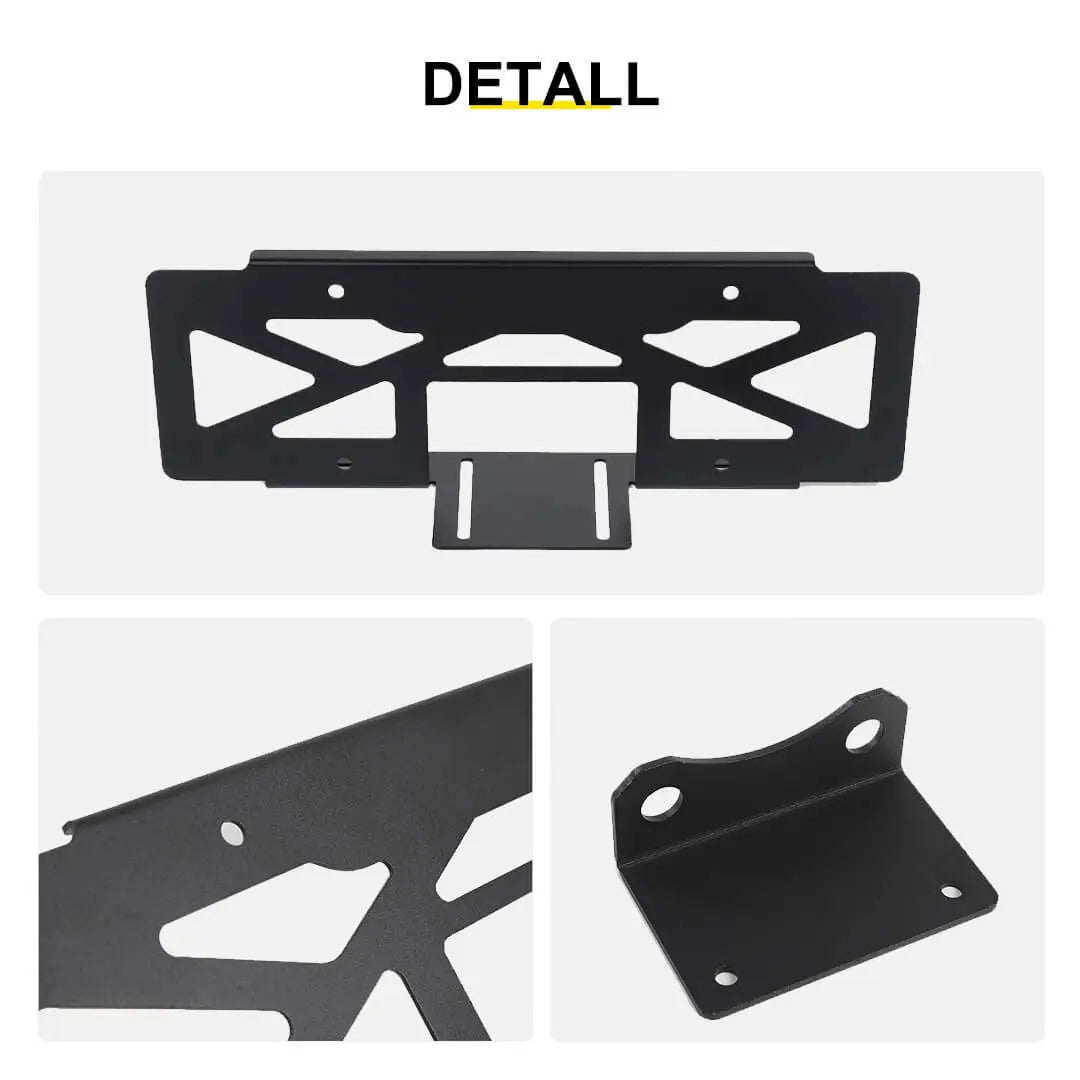 For 2018+ Jeep Wrangler JL Rear Spare Tire License Plate Bracket Accessories