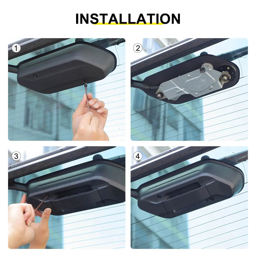 For 2018+ Jeep Wrangler JL Rear Tailgate Glass Handle Rear Door Window Handle