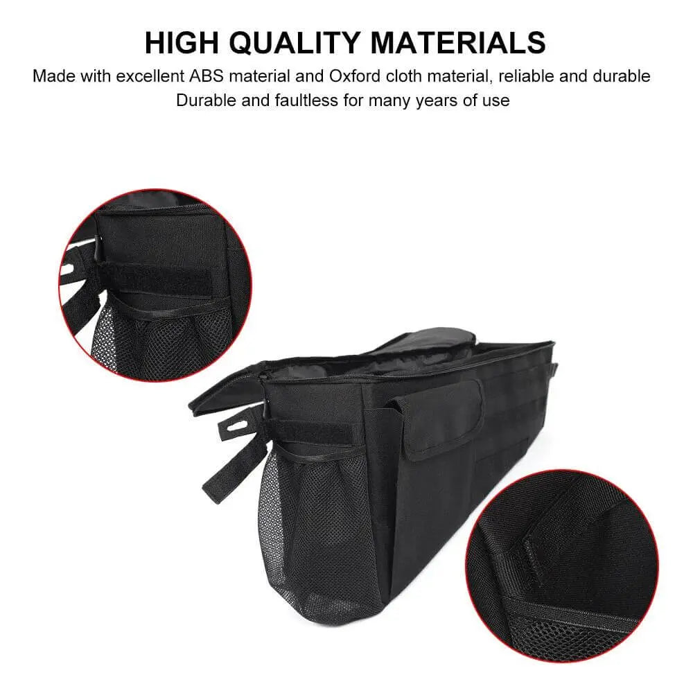 For 2018-2023 Jeep Wrangler JL Rear Trunk Cargo Organizer Storage Bag 2-Door Version (2 pcs)