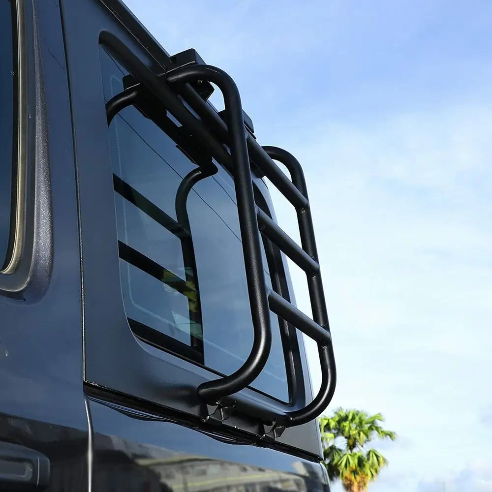 For 2018+ Jeep Wrangler JL Rear Window Extension Climbing Ladder Aluminum Alloy