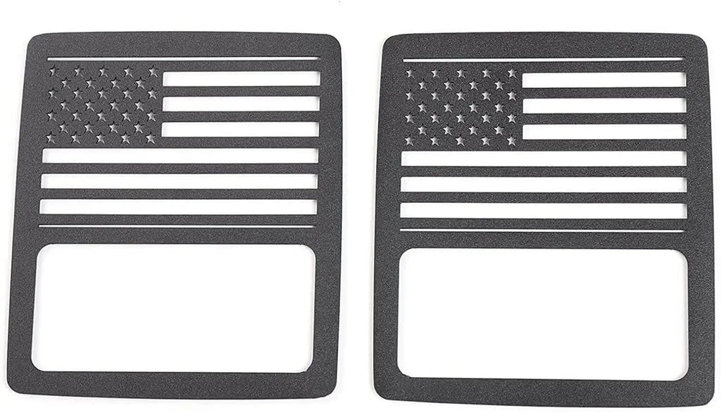 For 2018+ Jeep Wrangler JL Tail Light Taillight US Flag Guard
