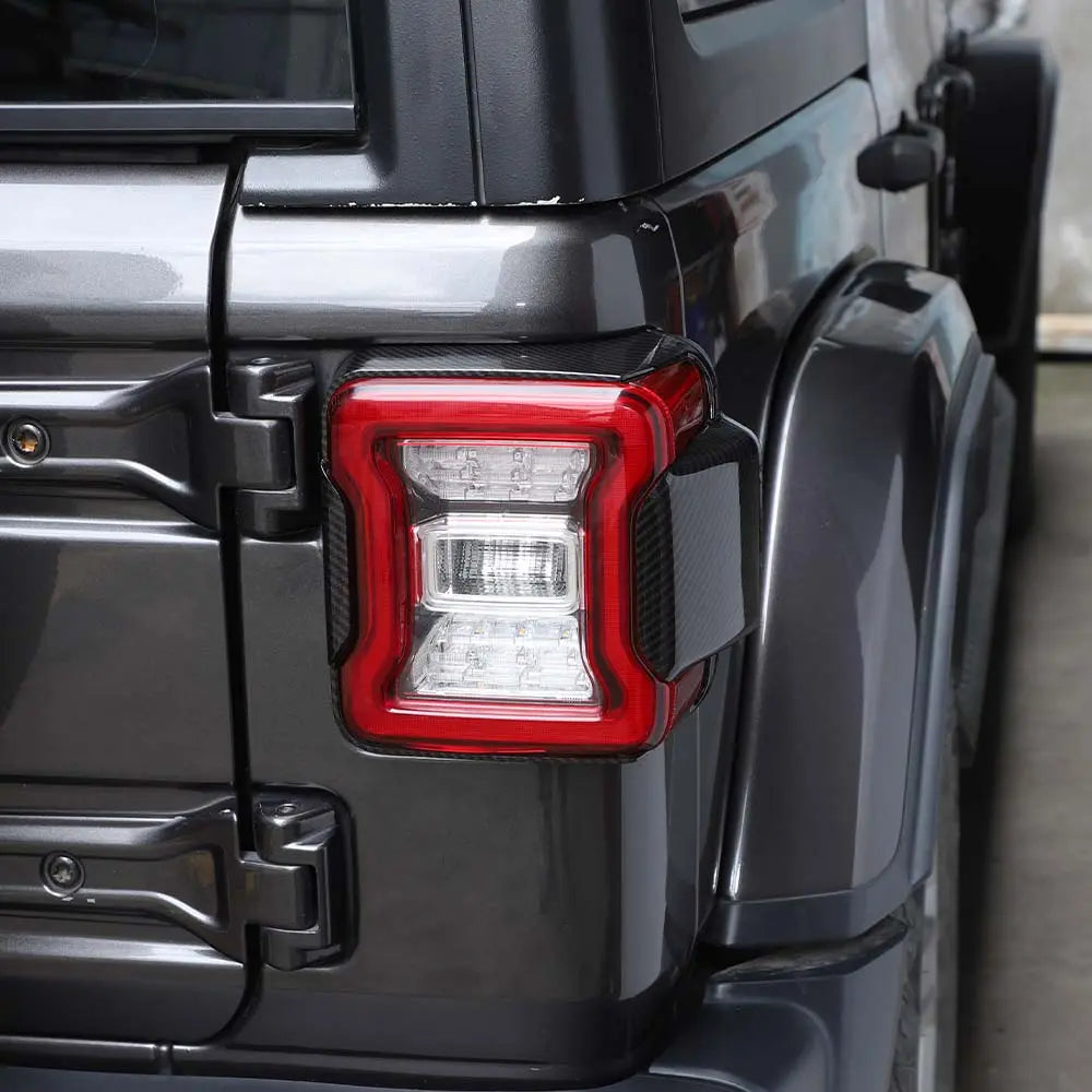 For 2018+ Jeep Wrangler JL Tail Light Decor Cover Trim