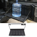 For 2018+ Jeep Wrangler JL Tailgate Table Rear Door Table Storage Rack Foldable Cargo Shelf
