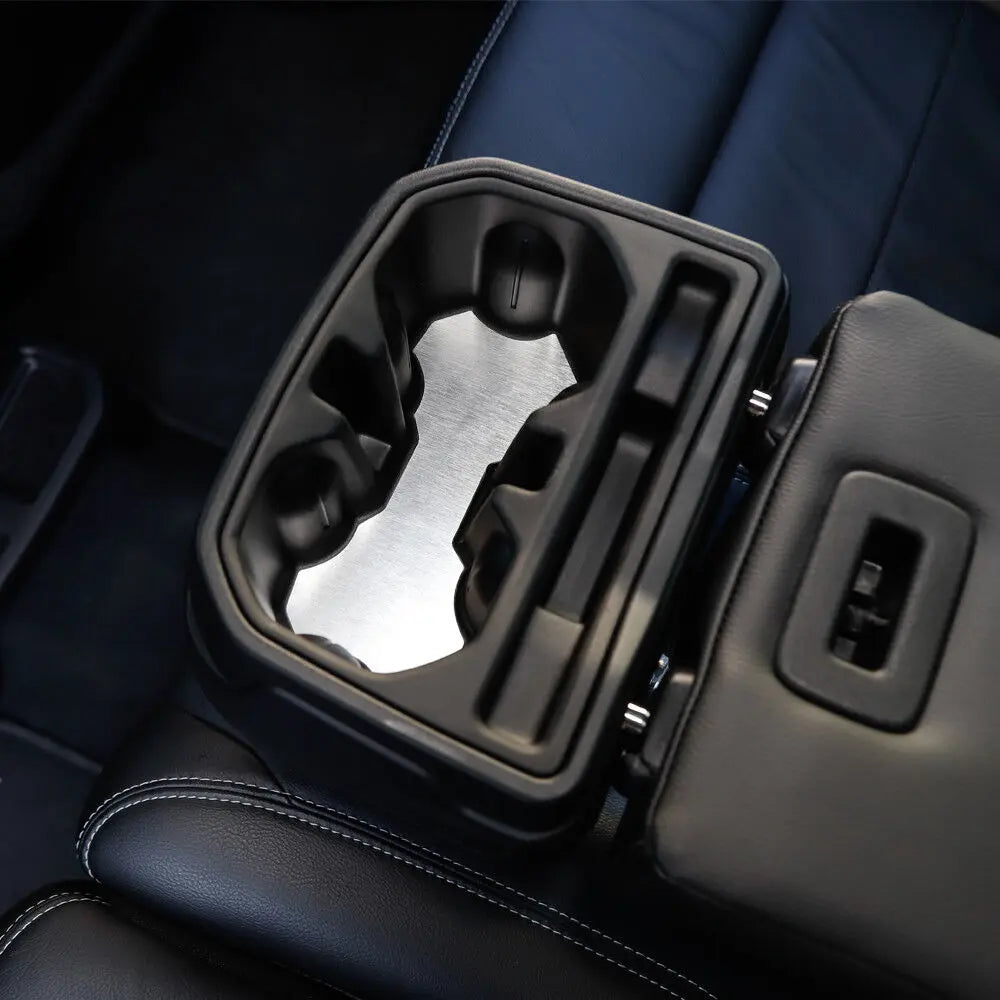 For 2018+ Jeep Wrangler JL Water Cup Holder Mat Coaster Insert Aluminum 5pcs Silver