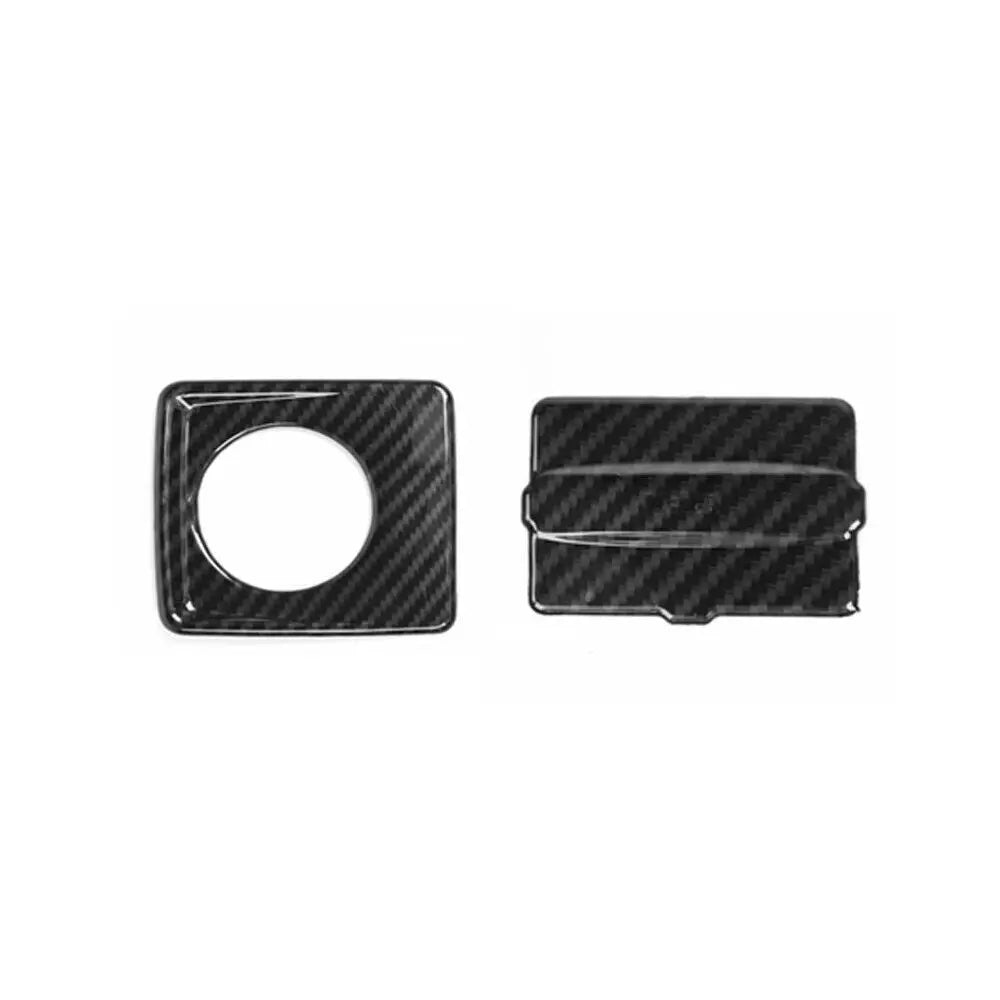 For 2018+ Jeep Wrangler JL & Gladiator JT 2 x Cigarette Lighter & USB Socket Trim ABS
