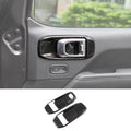 For 2018+ Jeep Wrangler JL & Gladiator JT 2Door Inner Door Handle Bowl Trim Cover Interior Accent