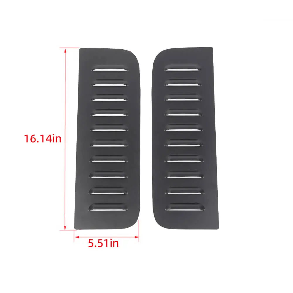 For 2018+ Jeep Wrangler JL & Gladiator JT 4Door Rear Window Glass Air Vent Trim Cover