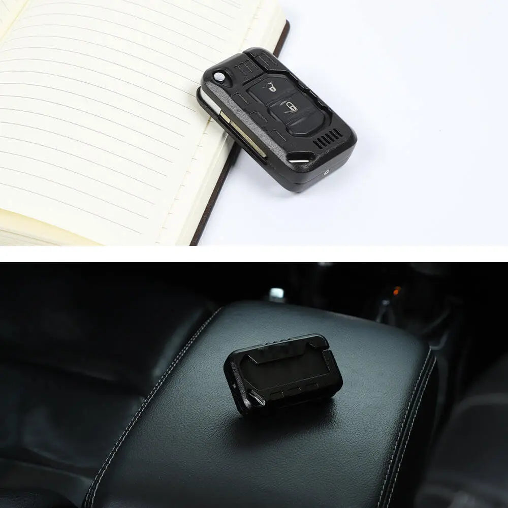 For 2018+ Jeep Wrangler JL & Gladiator JT Aluminum Alloy Key Case Trim Cover Shell Protector