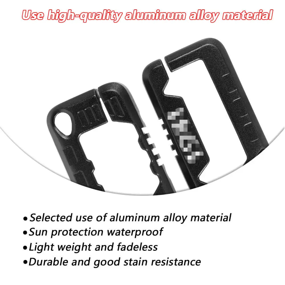 For 2018+ Jeep Wrangler JL & Gladiator JT Aluminum Alloy Key Case Trim Cover Shell Protector