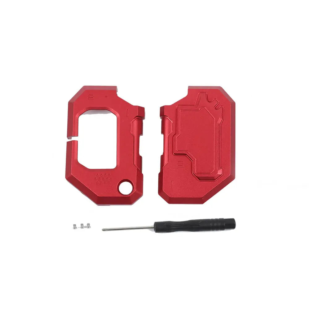 For 2018+ Jeep Wrangler JL & Gladiator JT Aluminum Key Fob Cover Case Protector Shell Trim