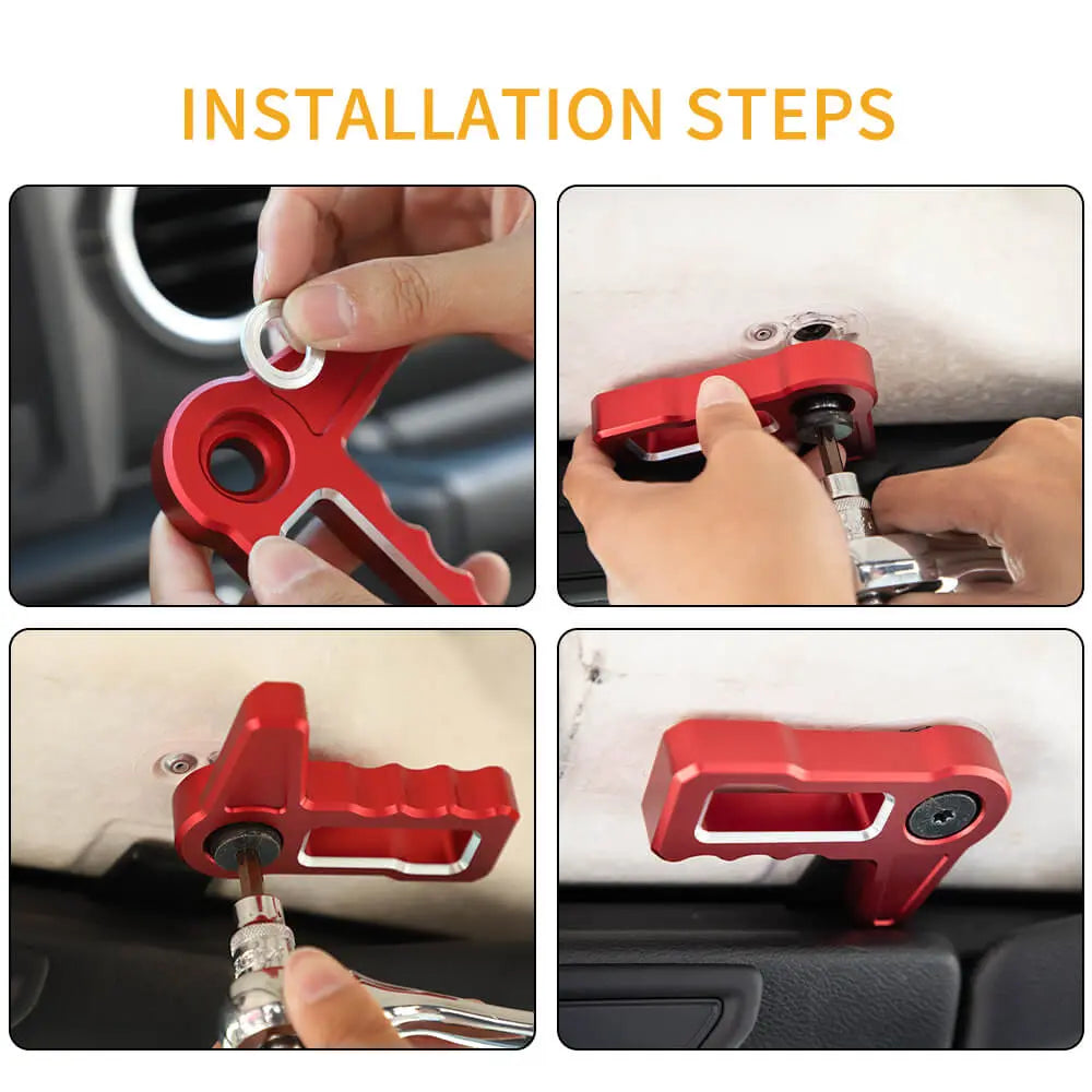 For 2018+ Jeep Wrangler JL & Gladiator JT Aluminum Top Hardtop Removal Switch Trim