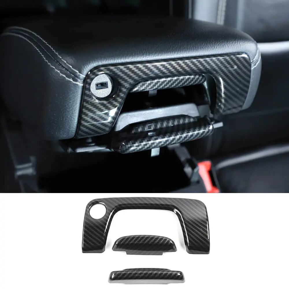 For 2018+ Jeep Wrangler JL & Gladiator JT Armrest Storage Box Switch Trim Cover