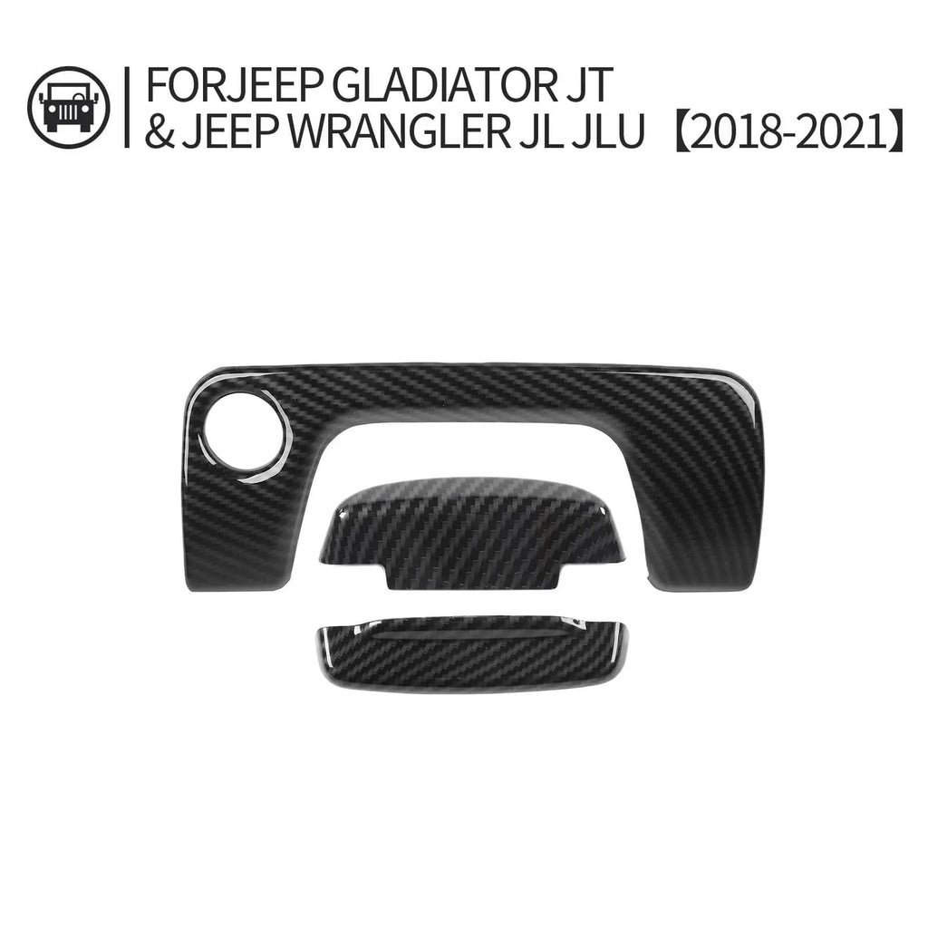 For 2018+ Jeep Wrangler JL & Gladiator JT Armrest Storage Box Switch Trim Cover