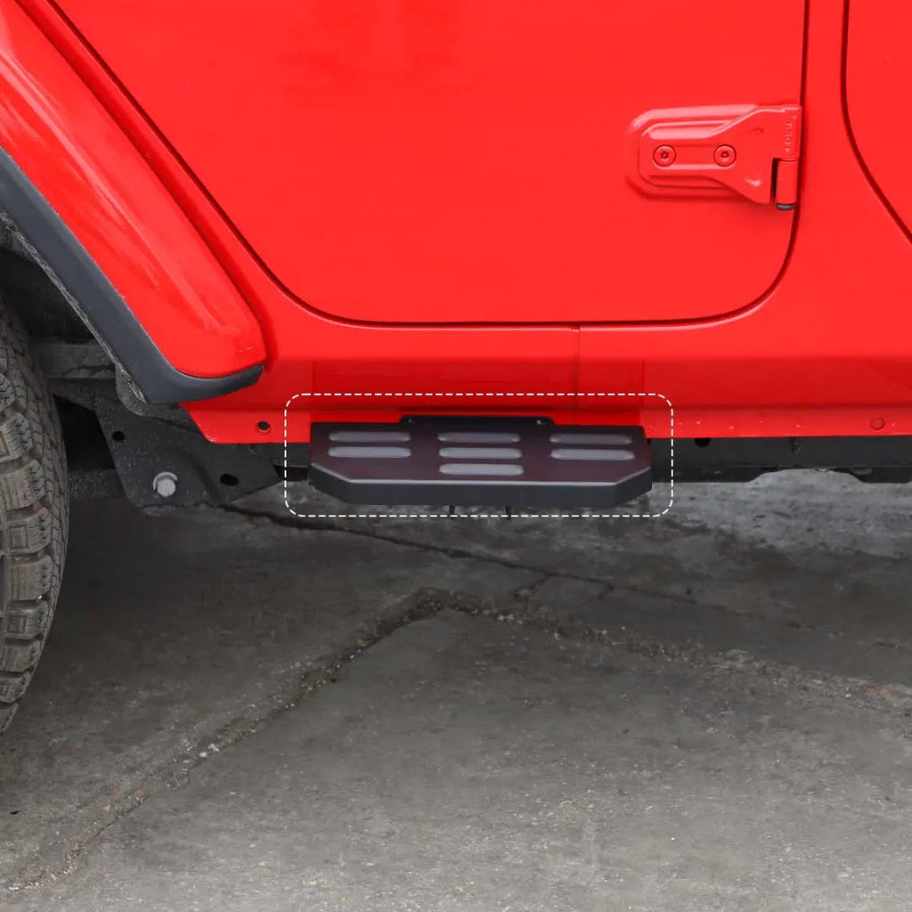 For 2018+ Jeep Wrangler JL & Gladiator JT Car Door Foot Step Pedal Accessories